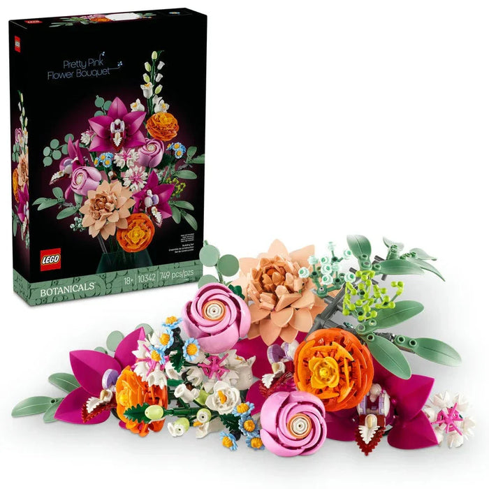 LEGO® Botanicals Pretty Pink Flower Bouquet 10342