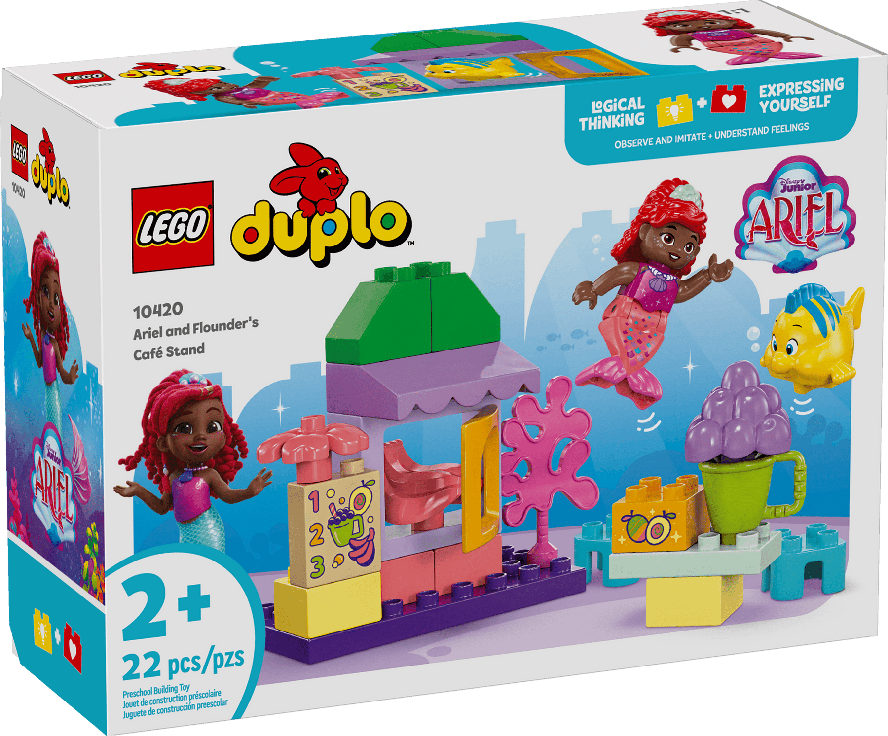 LEGO® DUPLO® Disney Ariel and Flounder's Café Stand 10420