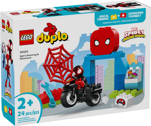 LEGO® Marvel Spidey and Friends Spin's Motorcycle Adventure 10424