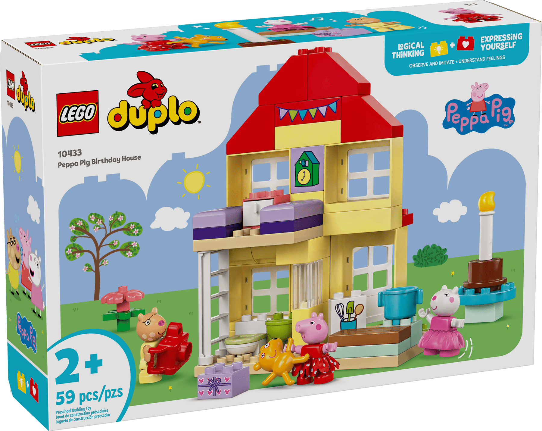LEGO® DUPLO® Peppa Pig Birthday House 10433