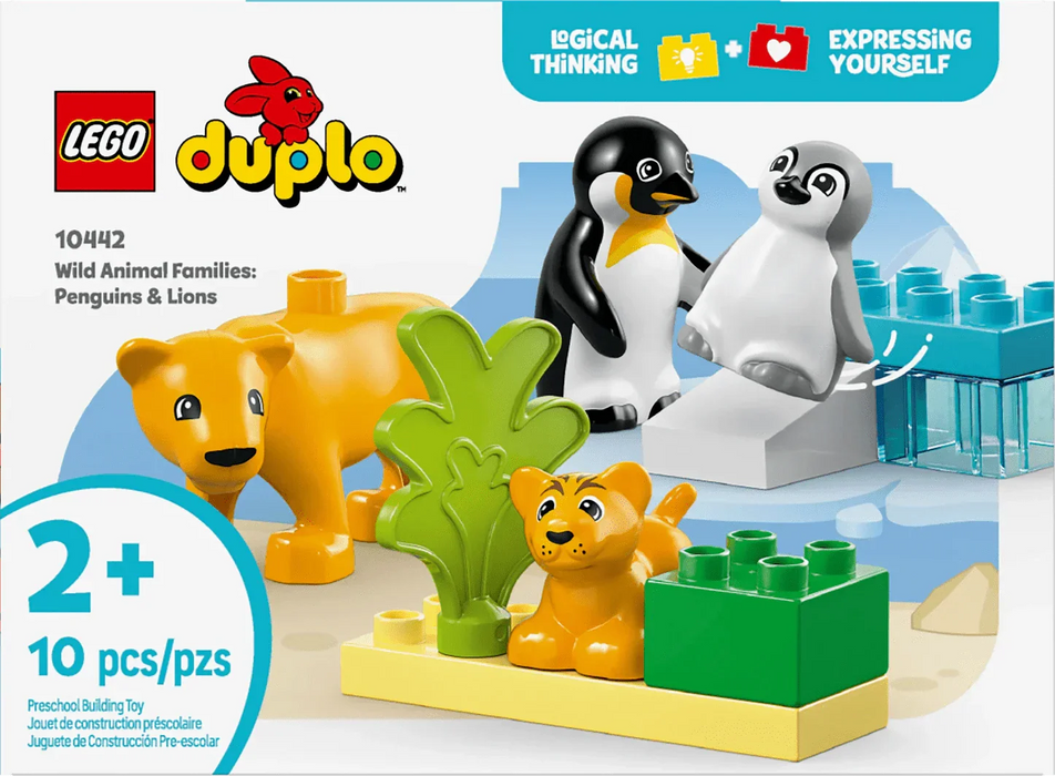 LEGO® DUPLO® Wild Animal Families: Penguins & Lions 10442