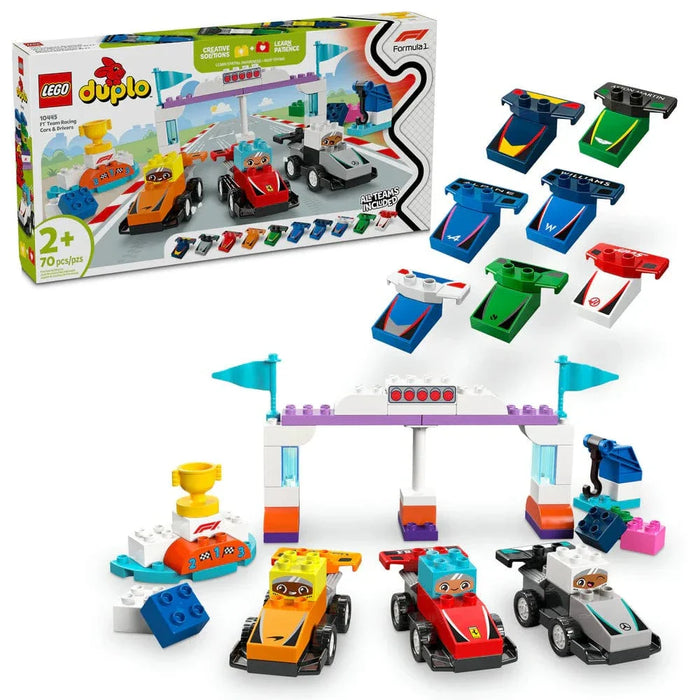LEGO® DUPLO® F1 Team Race Cars & Drivers 10445
