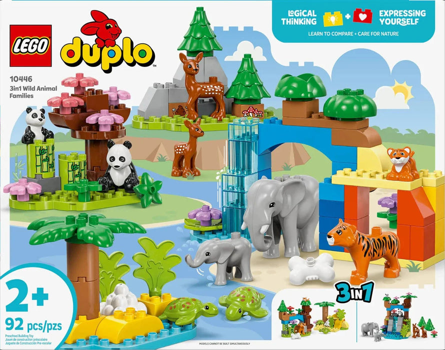 LEGO® DUPLO® 3in1 Wild Animal Families 10446