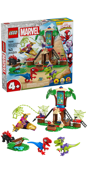 LEGO® Marvel Spidey and Gobby's Raptor Battle at Tree 11200