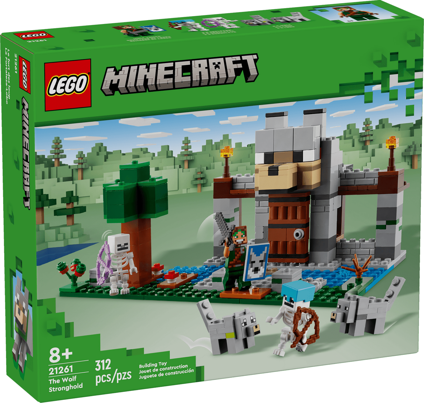 LEGO® Minecraft® The Wolf Stronghold 21261