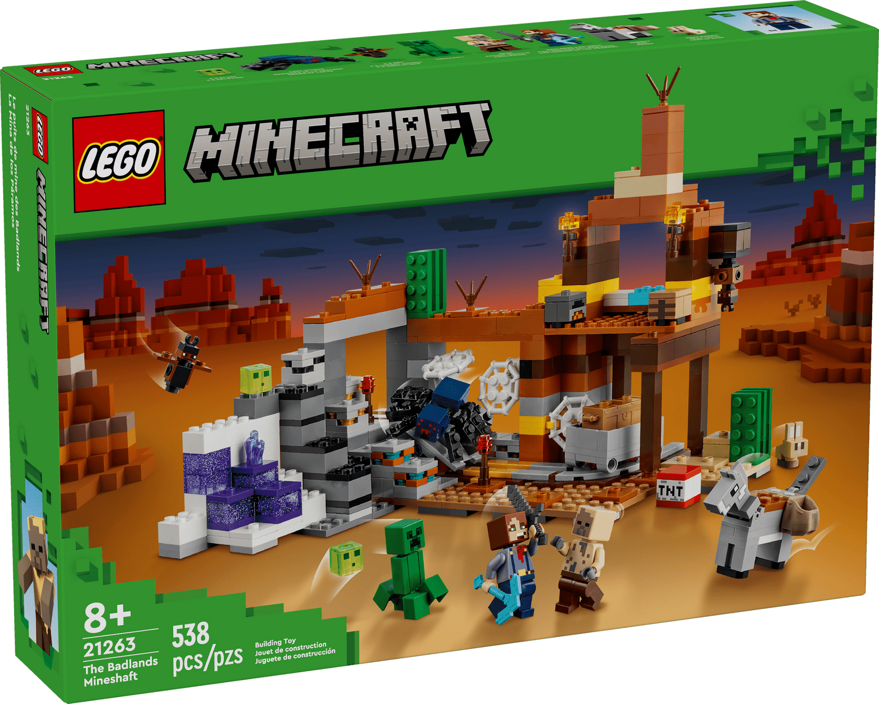 LEGO® Minecraft® The Badlands Mineshaft 21263