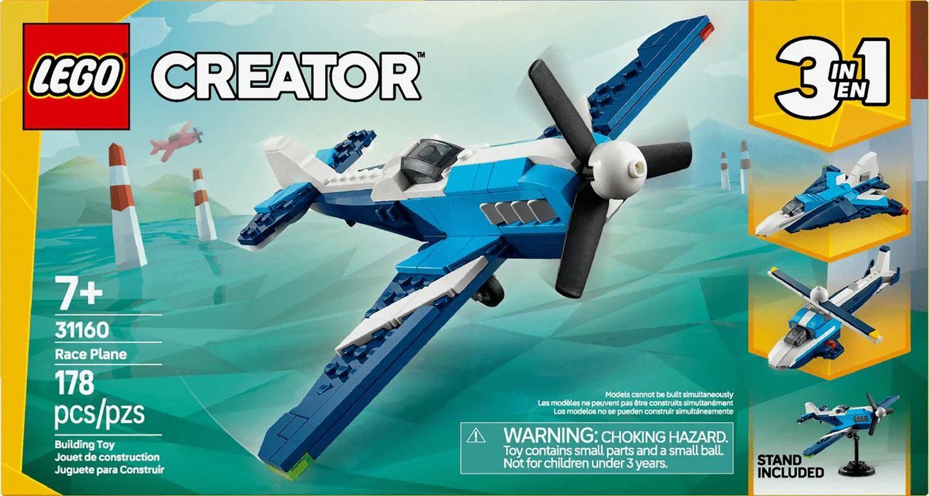 LEGO® Creator 3in1 Aircraft: Race Plane 31160