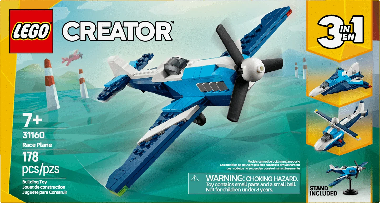 LEGO® Creator 3in1 Aircraft: Race Plane 31160