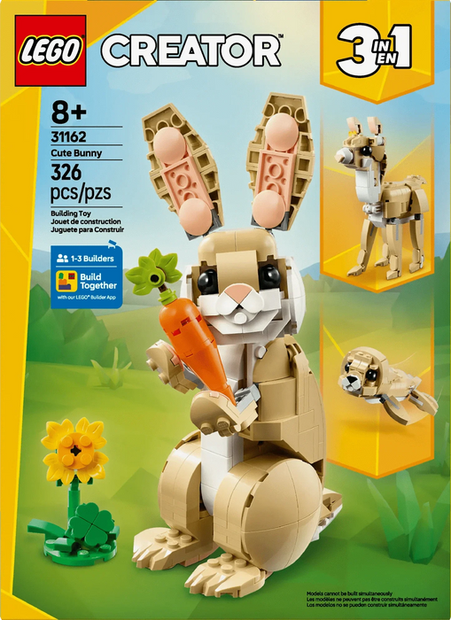 LEGO® Creator 3in1 Cute Bunny 31162