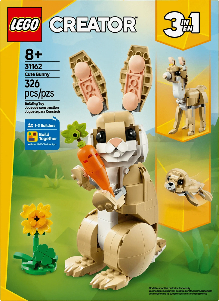 LEGO® Creator 3in1 Cute Bunny 31162