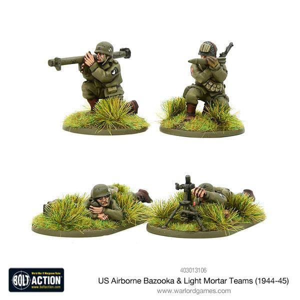 US Airborne Bazooka and light mortar teams (1944-45)