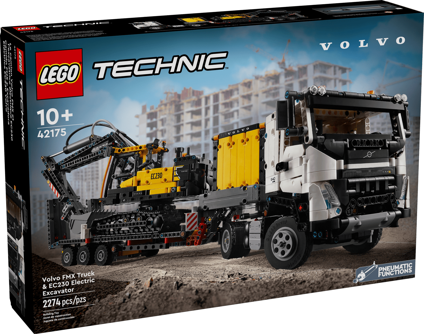 LEGO® Technic™ Volvo FMX Truck & EC230 Electric Excavator 42175