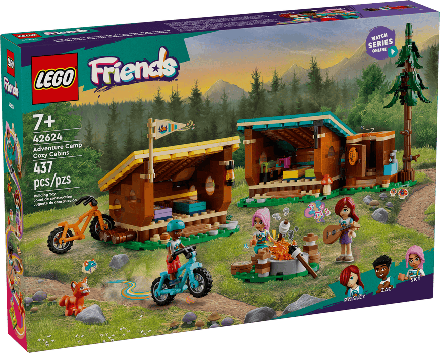 LEGO® Friends Adventure Camp Cozy Cabins 42624