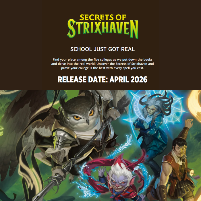 MTG Magic The Gathering Secrets Of Strixhaven Play Booster Box (Ships April 2026)