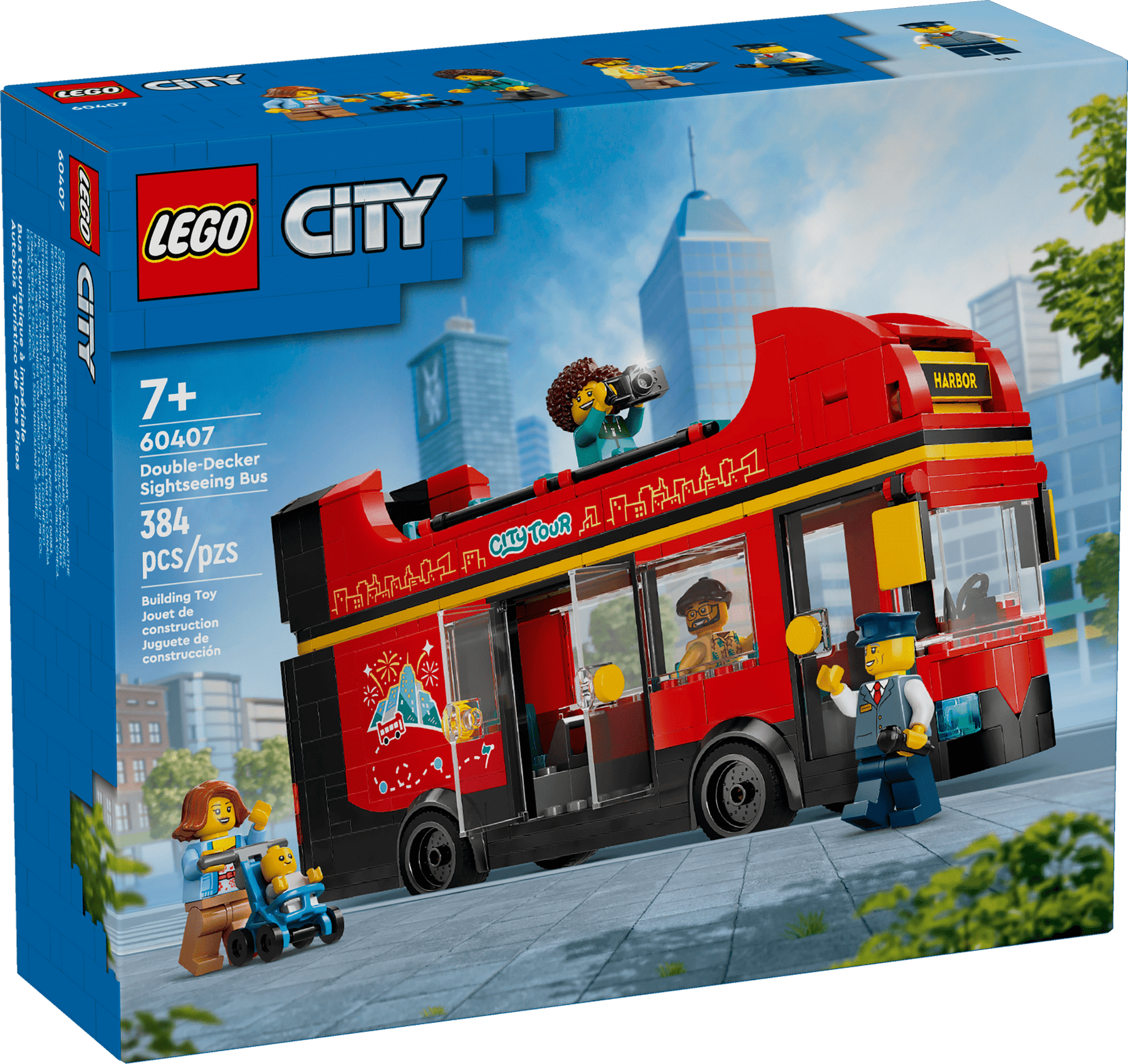 LEGO® City Red Double-Decker Sightseeing Bus 60407