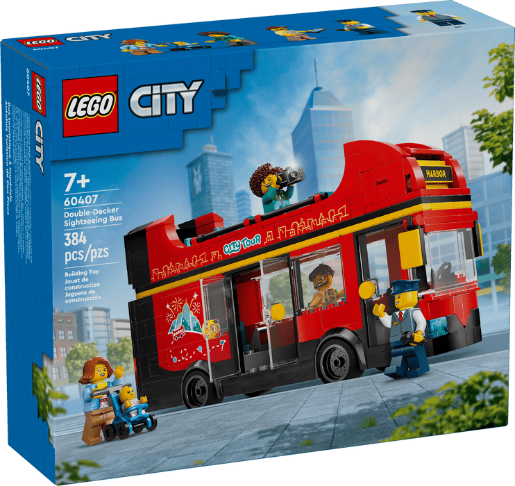 LEGO® City Red Double-Decker Sightseeing Bus 60407