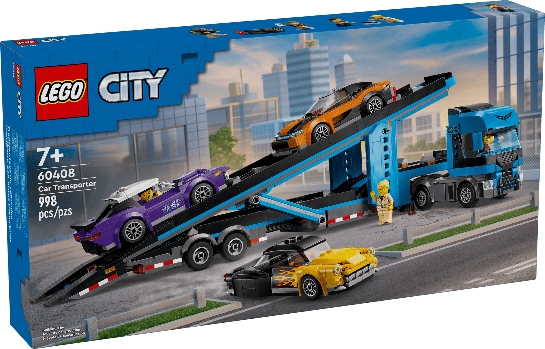 LEGO® City Car Transporter Truck with Sports Cars 60408