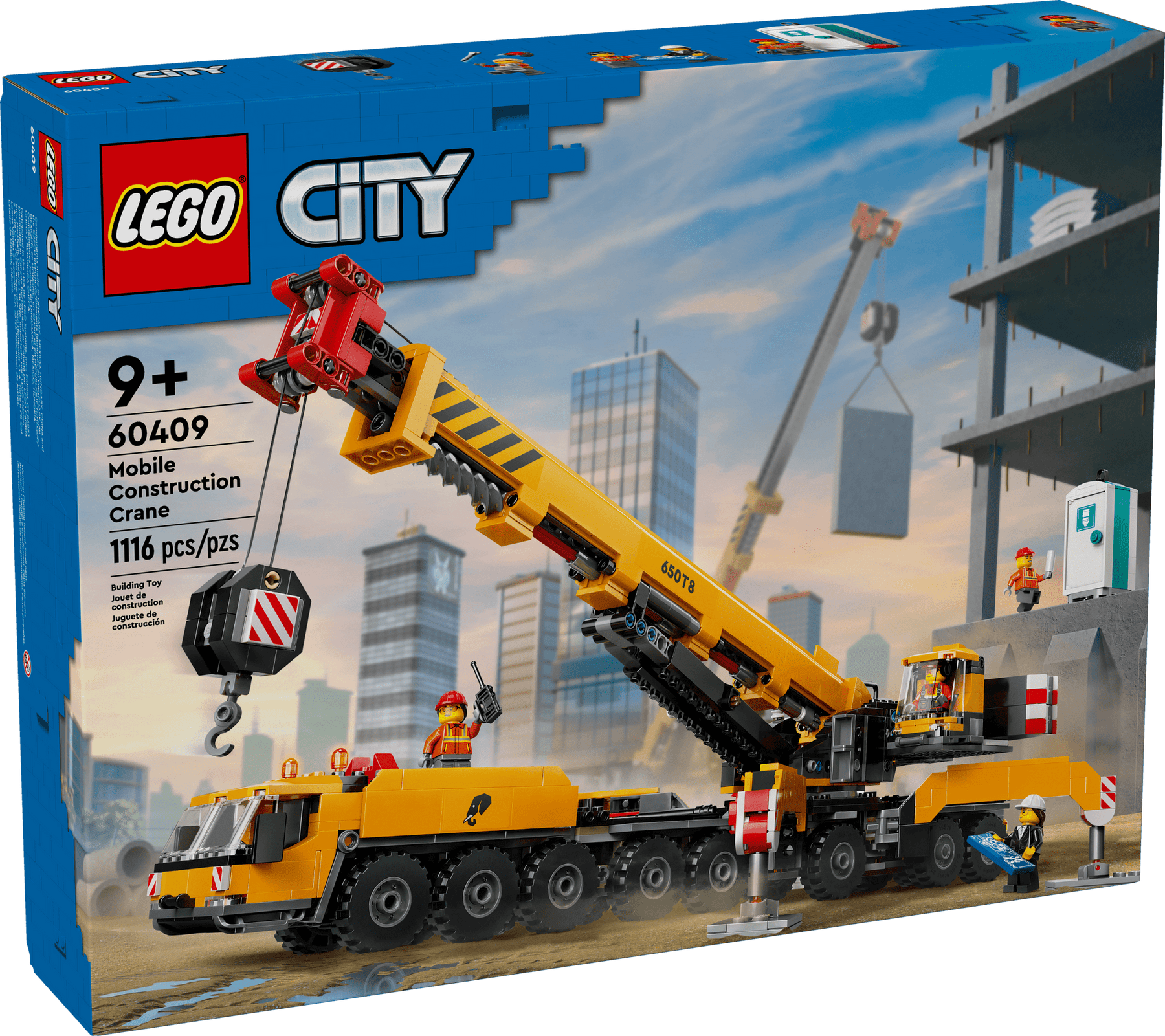 LEGO® City Yellow Mobile Construction Crane 60409