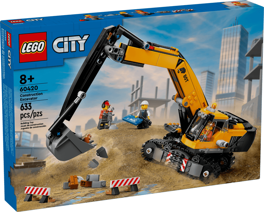 LEGO® City Yellow Construction Excavator 60420
