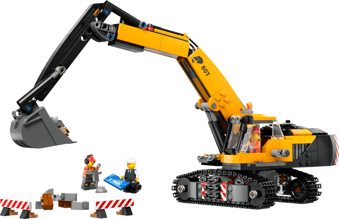 LEGO® City Yellow Construction Excavator 60420