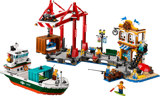 LEGO® City Seaside Harbor with Cargo Ship 60422