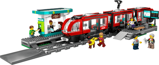 LEGO® City Downtown Streetcar and Station 60423