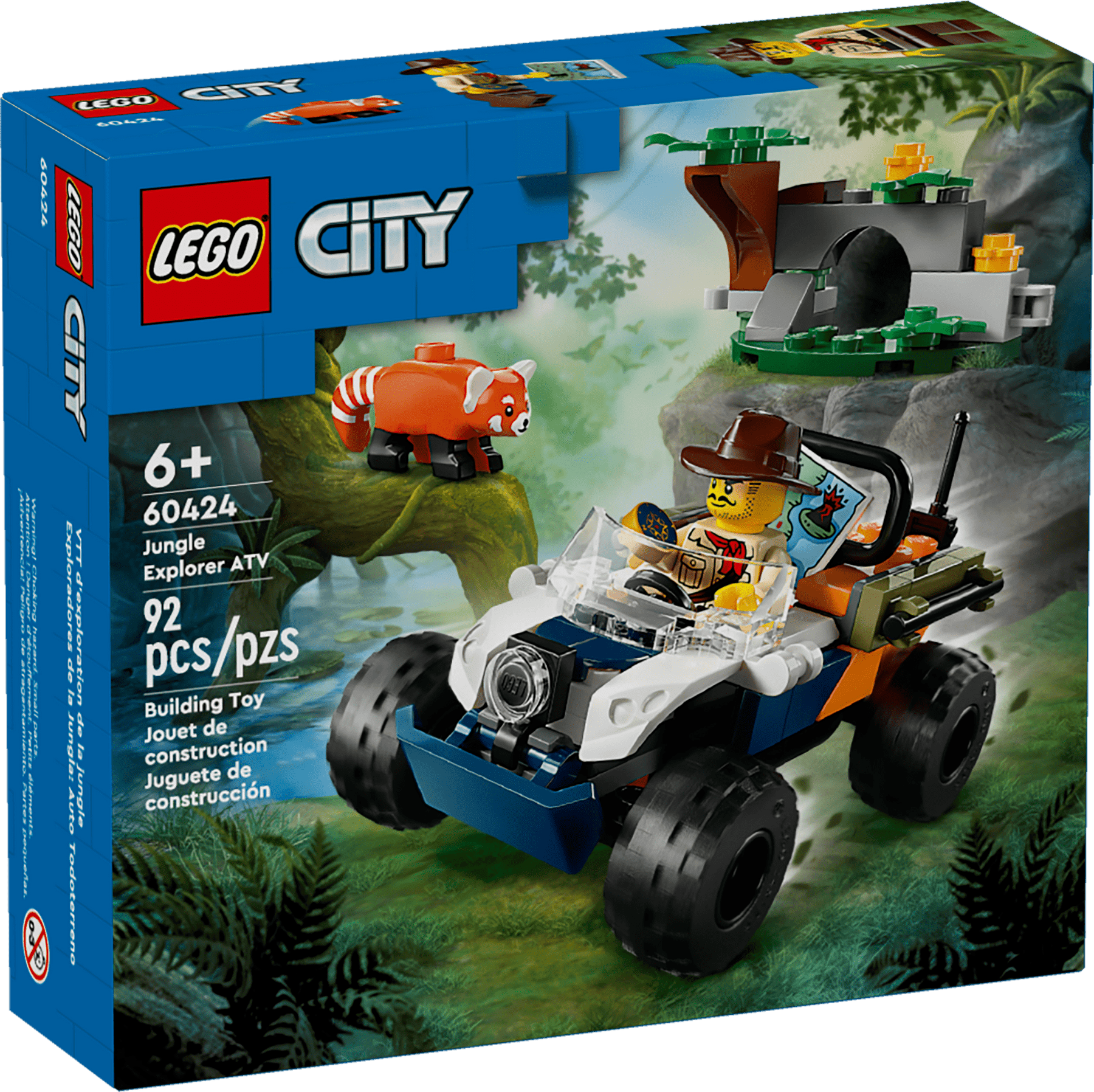 LEGO® City Jungle Explorer ATV Red Panda Mission 60424
