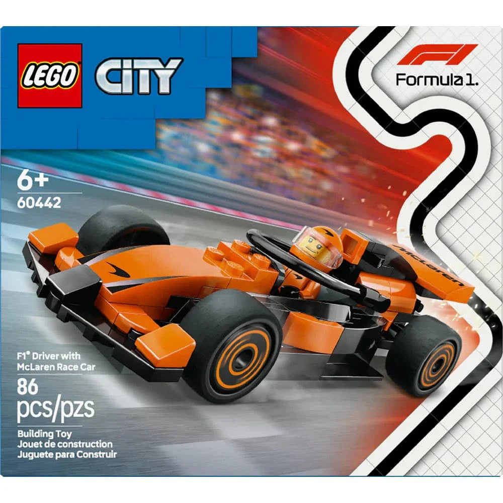 LEGO® City F1 Driver with McLaren Race Car 60442