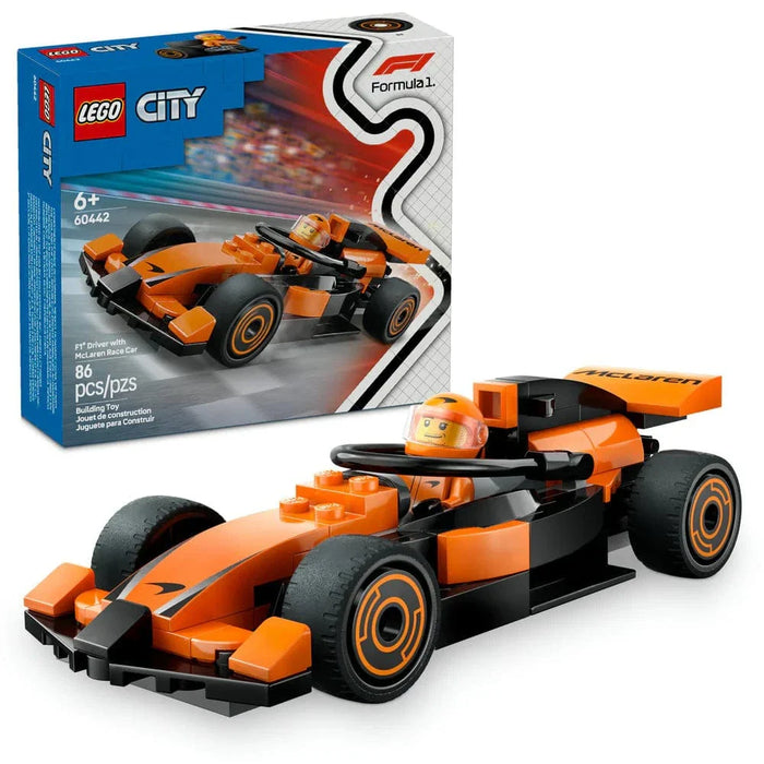 LEGO® City F1 Driver with McLaren Race Car 60442