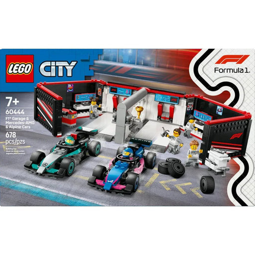 LEGO® City F1 Garage & Mercedes-AMG & Alpine Cars 60444