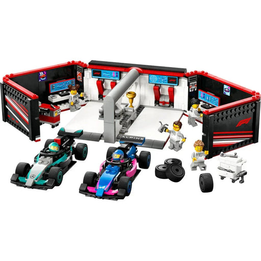 LEGO® City F1 Garage & Mercedes-AMG & Alpine Cars 60444