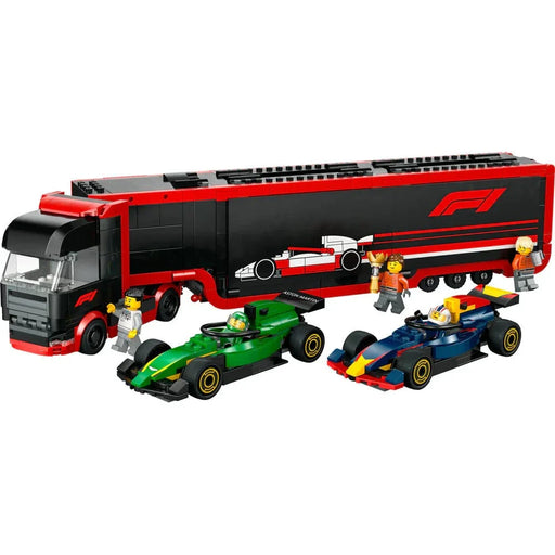 LEGO® City F1 Truck with RB20 & AMR24 F1 Cars 60445