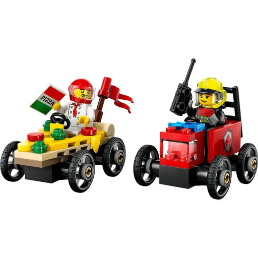 LEGO® City Pizza vs. Fire Truck 60458