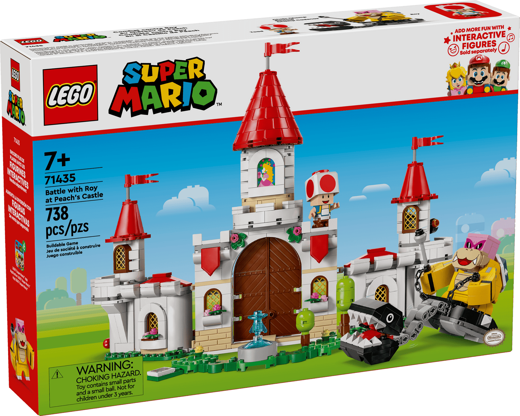 LEGO® Super Mario™ Battle with Roy at Peach’s Castle 71435