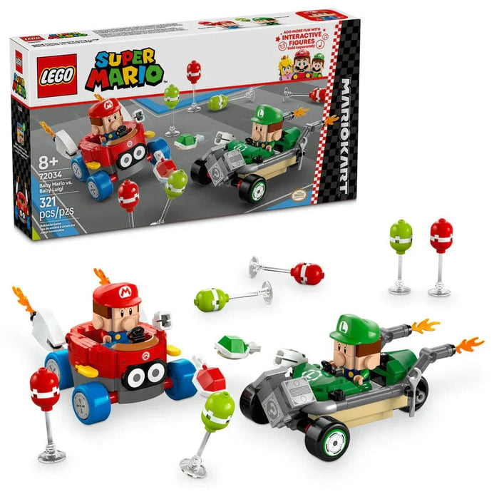 LEGO® Super Mario™ Mario Kart™ – Baby Mario vs. Baby Luigi 72034