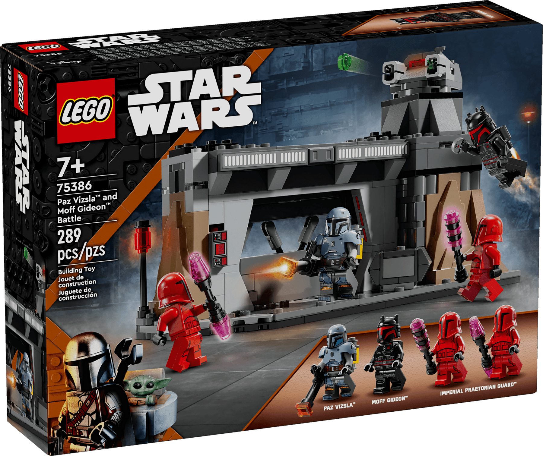 LEGO® Star Wars™ Paz Vizsla™ and Moff Gideon™ Battle 75386
