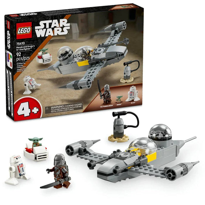 LEGO® Star Wars™ Mando and Grogu's N-1 Starfighter™ 75410