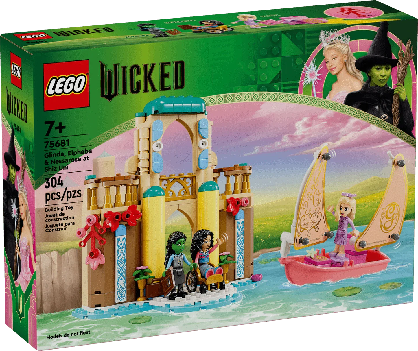 LEGO® Wicked Glinda, Elphaba & Nessarose at Shiz University 75681