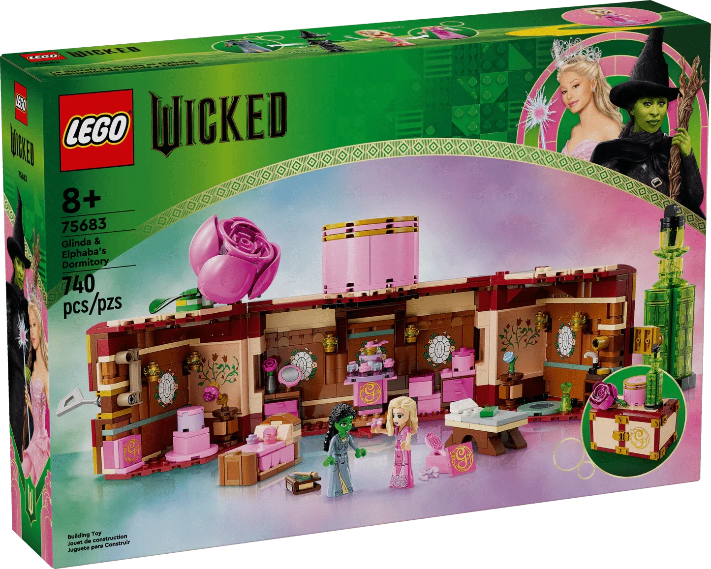 LEGO® Wicked Glinda & Elphaba’s Dormitory 75683