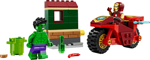 LEGO® Marvel Iron Man with Bike and The Hulk 76287