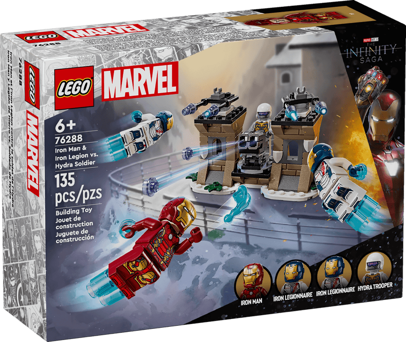 LEGO® Marvel Iron Man & Iron Legion vs. Hydra Soldier 76288