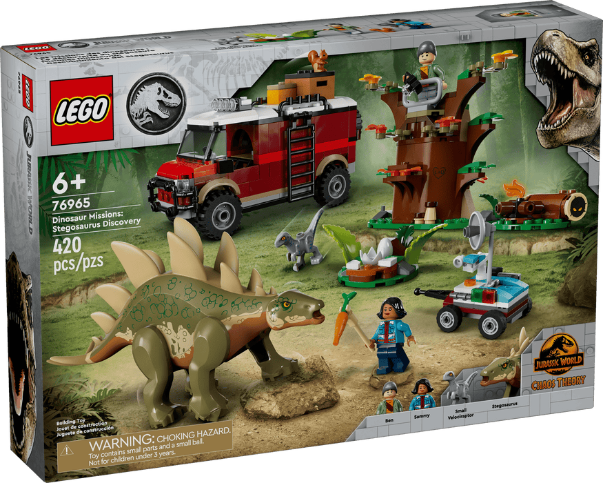 LEGO® Jurassic World Dinosaur Missions: Stegosaurus Discovery 76965