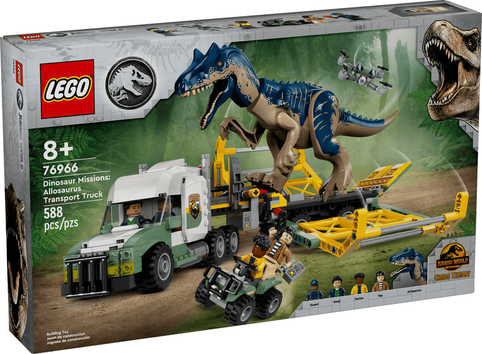 LEGO® Jurassic World Dinosaur Missions: Allosaurus Transport Truck 76966