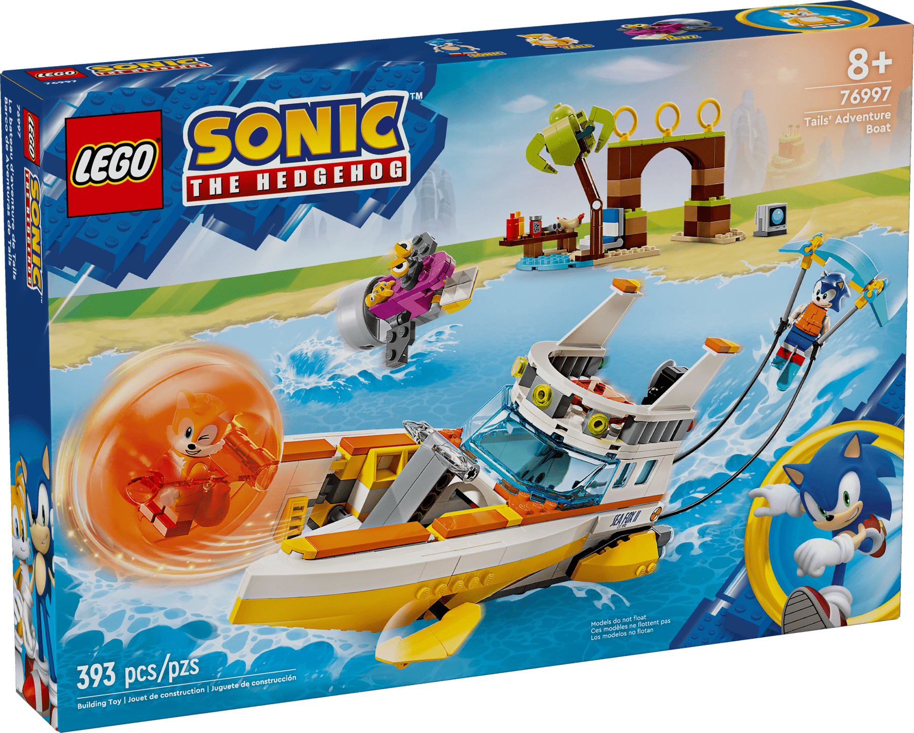 LEGO® Sonic the Hedgehog™ Tails' Adventure Boat 76997