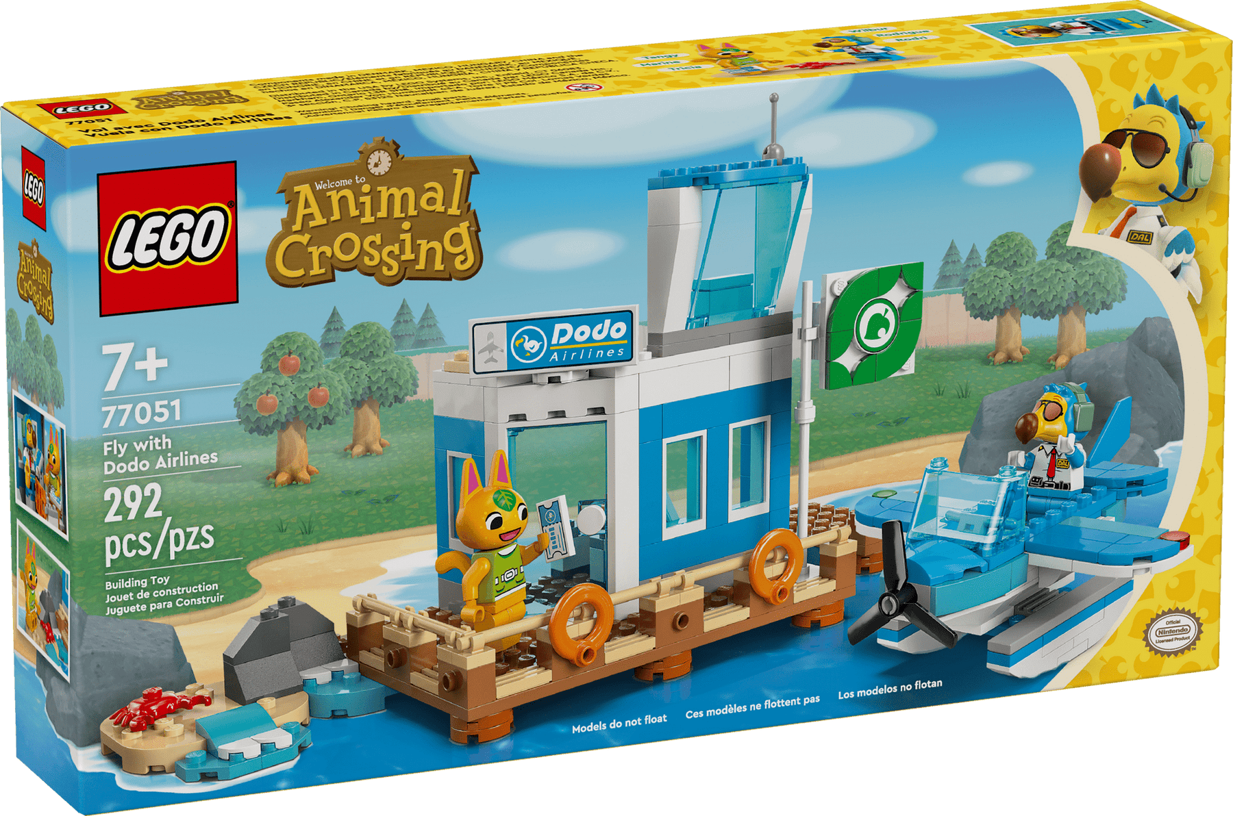LEGO® Animal Crossing™ Fly with Dodo Airlines Airport 77051