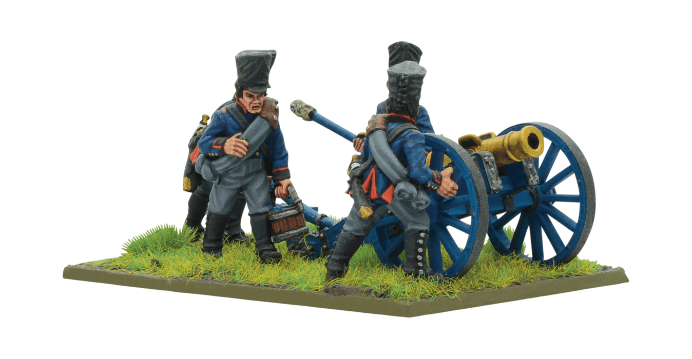 Napoleonic Prussian Foot Artillery with 7 or 10-inch howitzer 1813-1815