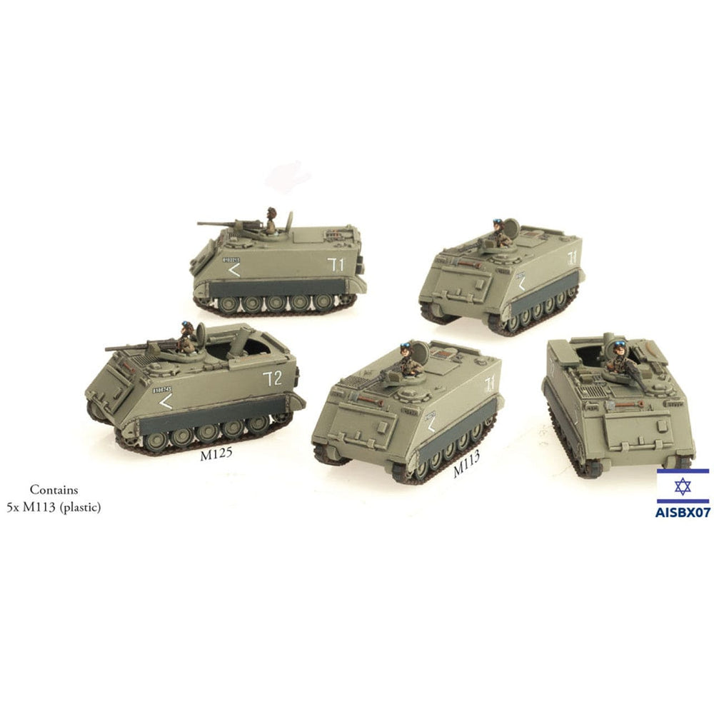 M113 Platoon Contains five plastic M113 APCs