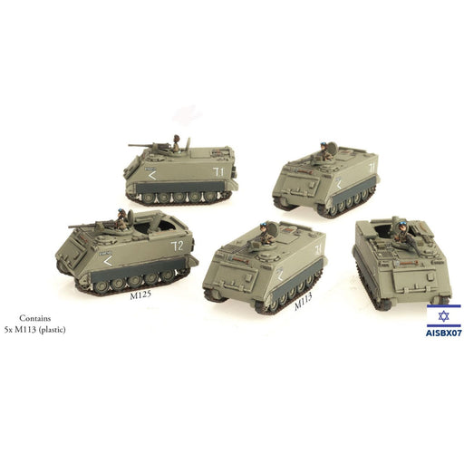 M113 Platoon Contains five plastic M113 APCs