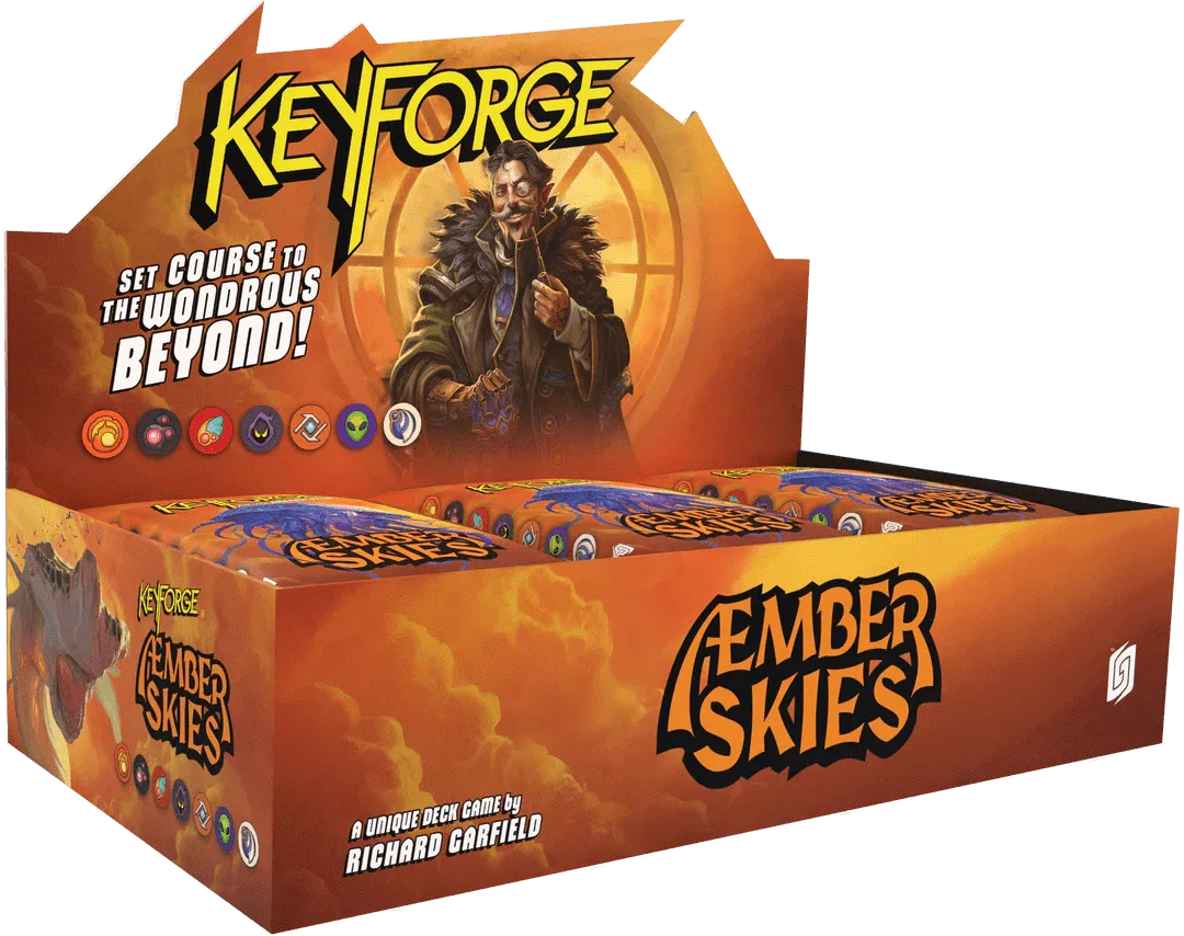 Keyforge: Æmber Skies Sealed Deck Display