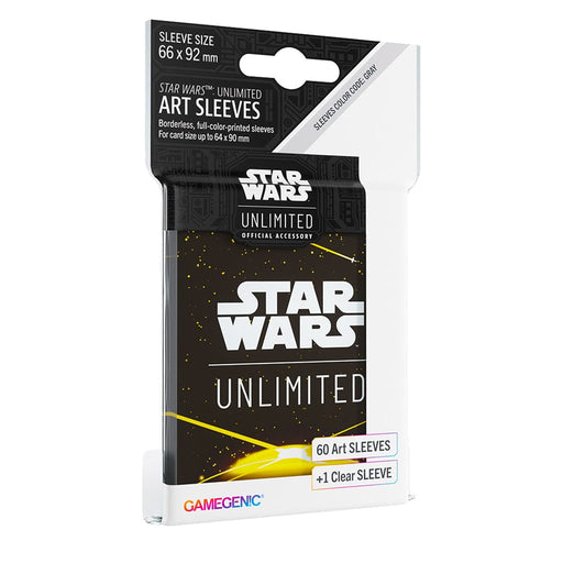Star Wars: Unlimited Art Sleeve Card Back Yellow